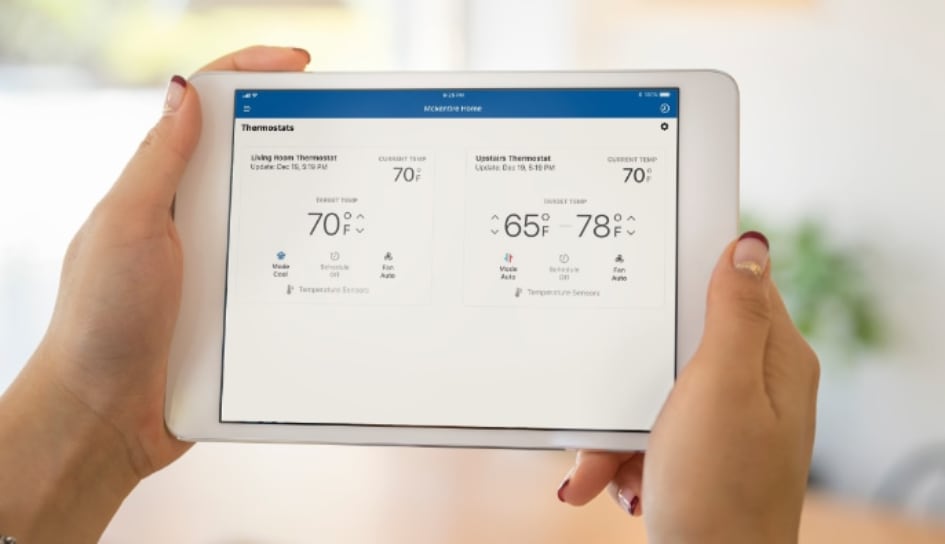 Thermostat control in Long Beach